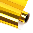 Vinilo metálico de transferencia de calor oro (de corte textil)