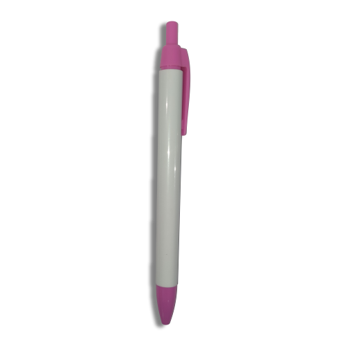 Bolígrafos blanco y rosado