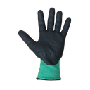 Guantes de Corte color verde recubierto de nitrilo A5 Talla 9