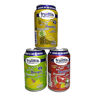 Pallet Mixto de Jugos sabor Mango, Multifrutos y Piña