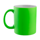 Taza 11 oz fluorescente de color Verde para sublimar