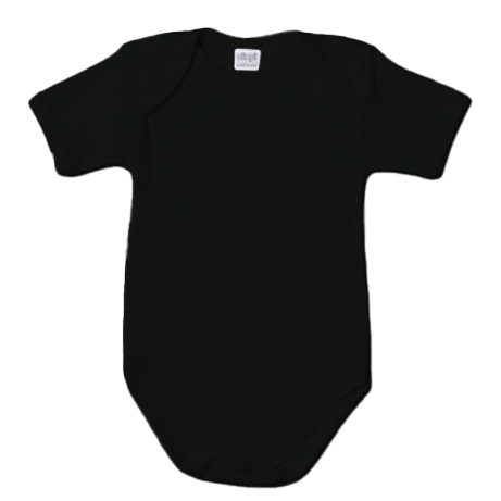 Ropa sublimable para bebé, 3 meses, color negro