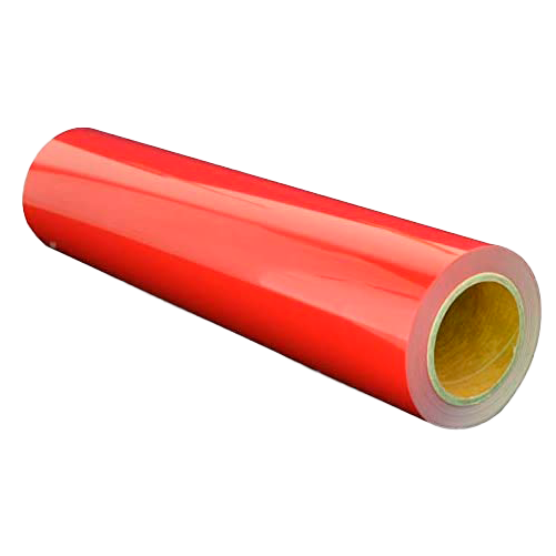 Vinilo de corte adhesivo para rotulación color rojo 30,5cm*50m