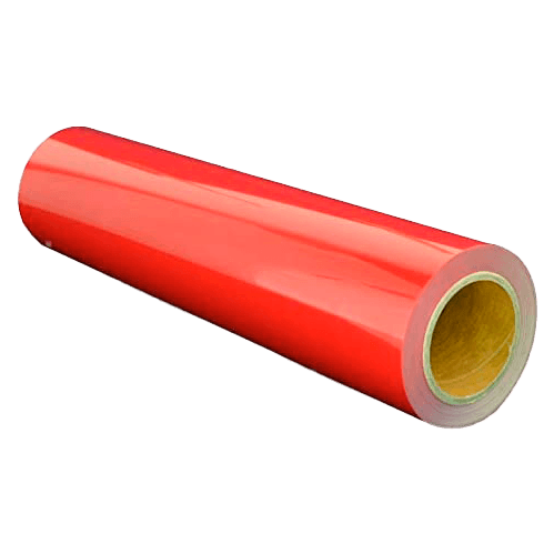 Vinilo de corte textil color rojo 0,61m*20m
