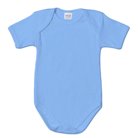Ropa sublimable para bebé, 12 meses, color azul 