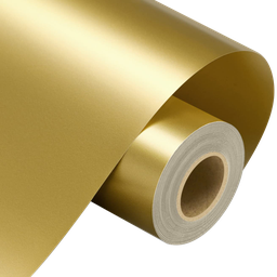 [NH13VCAO60X50] Vinilo de corte adhesivo de color oro para rotulación 0,60m*50m,120gsm