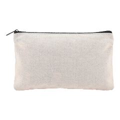 [NH13BLCBL1] Cartuchera con zipper de Polyester y Algodón para Sublimación