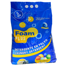 [NH01DPFP3KG5] Detergente en Polvo Foam Plus (3 kg)